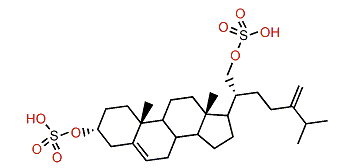 24-Methylcholesta-5,24(28)-dien-3a,21-diol 3,21-disulfate